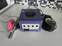 GameCube med adapter, (inga controller), o. för Nintendo Wi