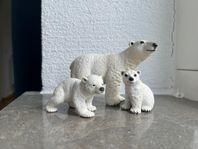 Schleich isbjörnar