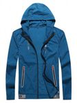 Blue Summer Rain Protection Jacket