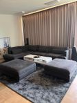 Soffa "Sits" med 2 fotpallar från Living Furniture