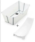 Stokke Flexi Bath Badbalja & Badstöd, vit