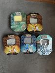 Pokémon Lådor - 300 st Pokémon kort + Plåtlåda