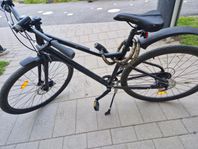 White AX Space Black 24, hybridcykel, herr