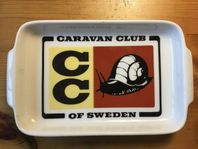 Till husvagnen! Porslinsfat från CC - Caravan Club