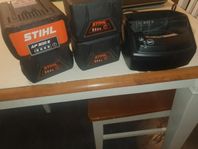 stihl batteripaket med laddare 