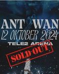 2  biljetter till Ant wan 12oktober 2024