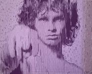 Jim Morrison Textil Tavla