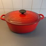 Le Creuset gjutjärnsgryta oval 27 cm