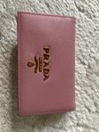 Prada plånbok/korhållare Small Saffiano Leather Wallet