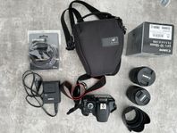 CANON 1200d + Lenses, bag, battery, instructions etc