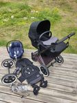 barnvagn paket inkl. babyskydd Cybex priam 