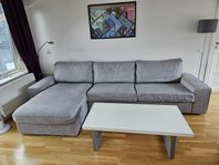 Soffa + soffbord + Tv-bänk