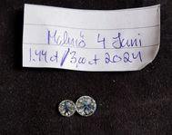 Lös (2 st) LAB GROWN diamant 1,44 ct samt 3,00 ct