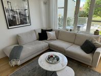 Modern snygg soffa, 2.5 sits med divan