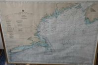 NEW YORK sjöfartskarta 1982