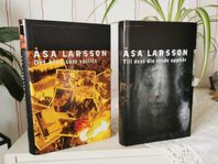 Två olästa böcker av Åsa Larsson