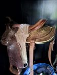 sadlar liten ponny + barbackagjord storhäst