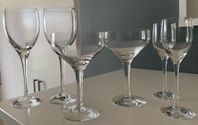 Orrefors Illusion Nils Landberg 6 servisglas