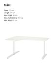Ikea Bekant hörnskrivbord 