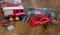 Playmobil racerbilservice