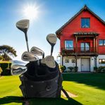 Golf Putter, Golf Golfklubbor (Four D) + Golfbag