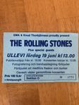 Biljett från Rolling Stones koncert