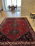 Handknuten Persisk Matta Shiraz gedigen matta 