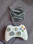 Xbox 360 kontroller wired vit