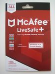McAfee LiveSafe+ Virusskydd LÅNGT UNDER HALVA PRISET!