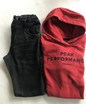PeakPerformance Hoodie, Jeans Stl 170