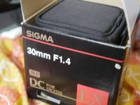 Sigma 30mm F/1.4 EX DC HSM objektiv för Nikon