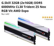 G.Skill 32GBCL30 Trident Z5 Neo RGB Vit AMD Expo