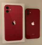 iPhone 11 röd 64 Gb batterihälsa 97%