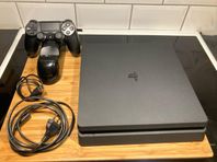 Playstation 4 (500GB), Kontroll+dock