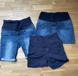 Gravid / mamma shorts / kjol x 3 (42)