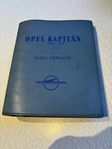 Opel Kapitän 2.5 L - 1954-1957 Parts Catalog samlarobjekt