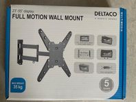 DELTACO VÄGGFÄSTE - full motion wall mount tv dator skärm