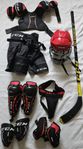 CCM Hockeyskydd Startkit Yth - Strl. M