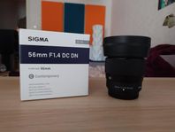 Sigma 56mm f1.4 - Fujifilm / Fuji X