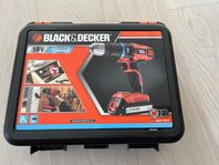 Black & Decker borrskruvdragare med slagfunktion