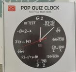Väggklocka klocka Pop Quiz