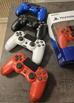 PlayStation Dualshock 4 trådlös PS4 handkontroll - 2 pack