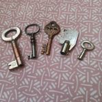 små nycklar till samlare