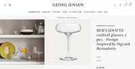 georg jensen cocktail champagne coupe