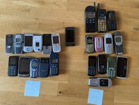 Äldre mobiltelefoner 