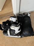 Decathlon ice skate boots(36)+protector