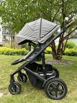 Britax smile 3 gråmelerad duovagn barnvagn fint skick! 