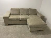 3-sits soffa med divan