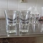 Gammel dansk glas snapsglas shotglas