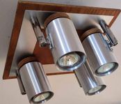 2-st BELID TAKLAMPOR Ek silver Taklampa lampa spotlights 